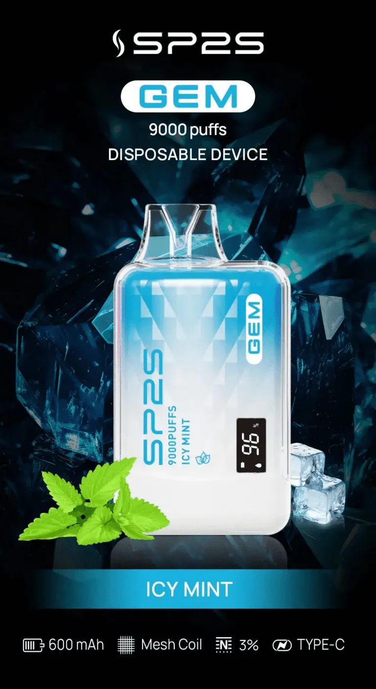 SP2S 拋棄式電子煙 9000 口 冰涼薄荷