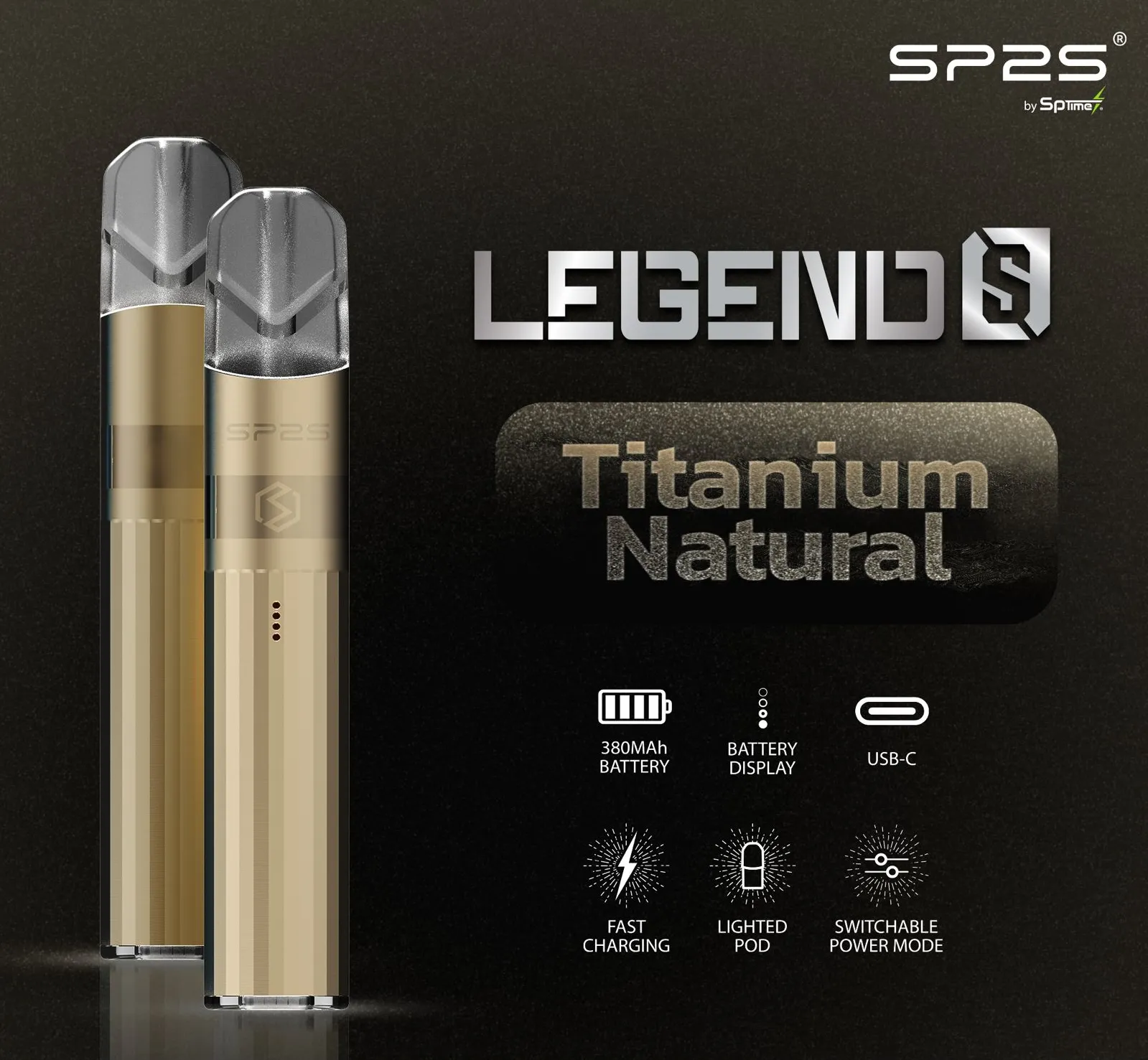SP2S 鈦色主機（Legend S） 鈦金