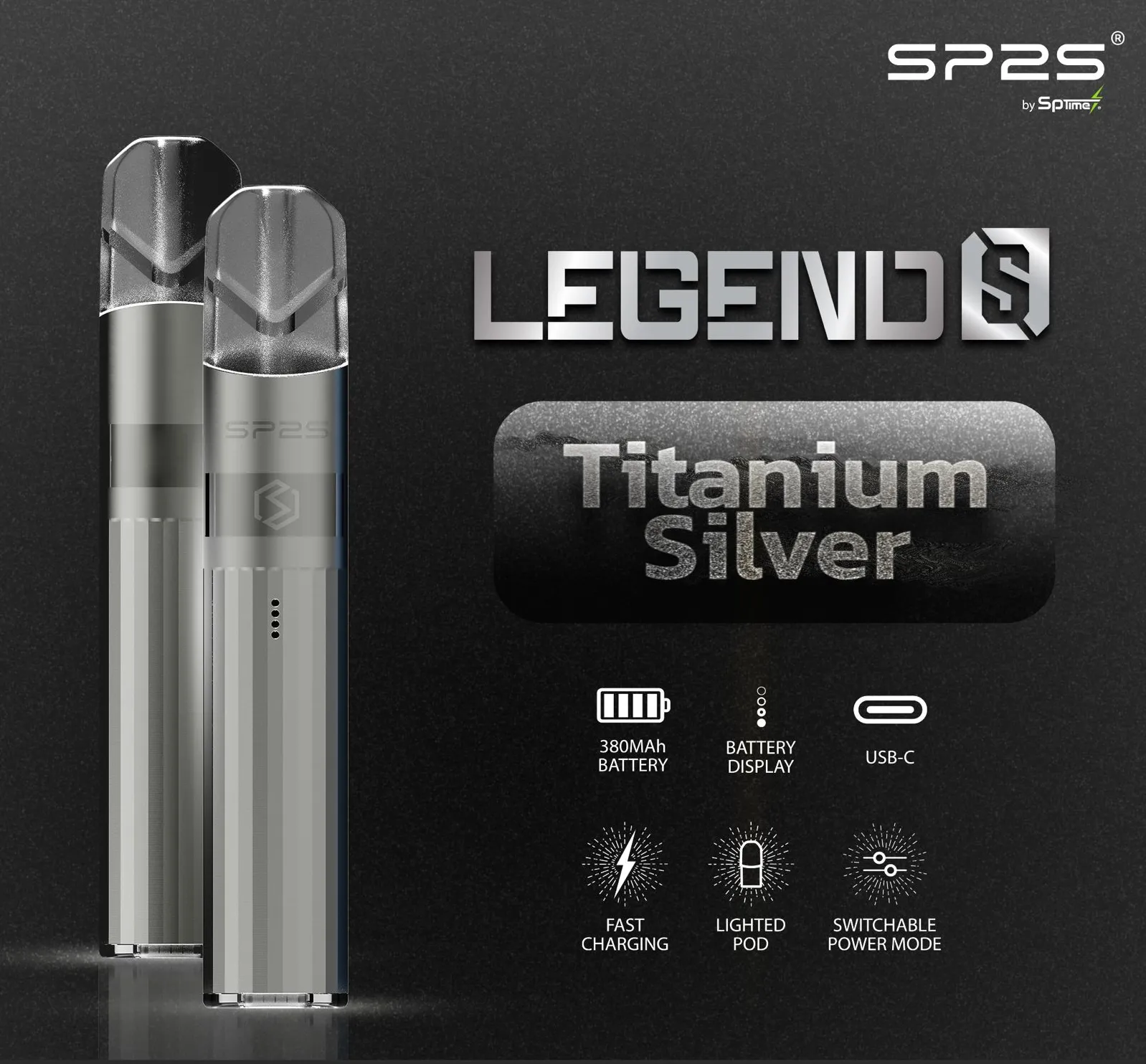 SP2S 鈦色主機（Legend S） 鈦銀