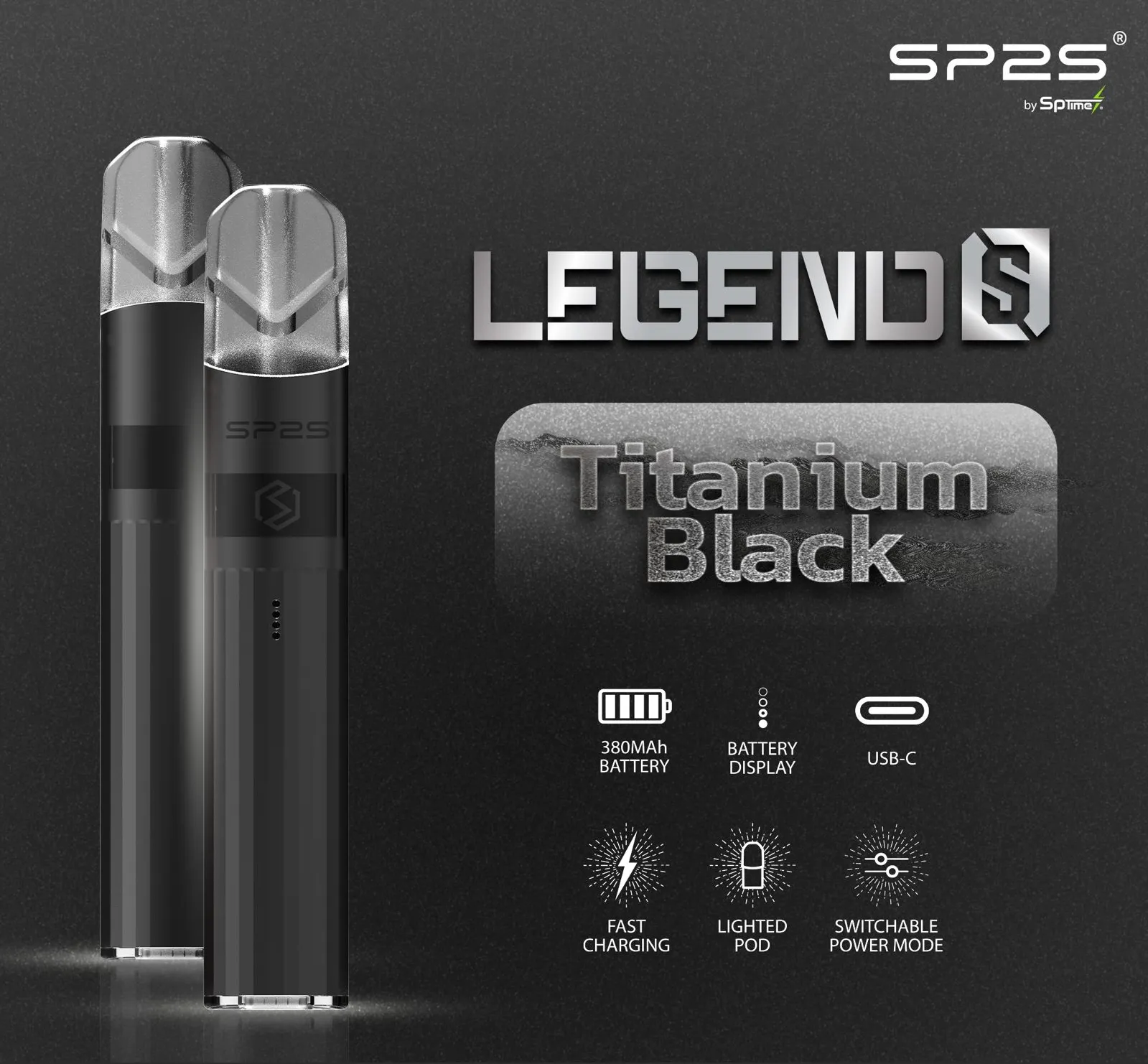 SP2S 鈦色主機（Legend S） 鈦黑