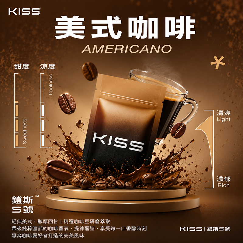 凱斯一代煙彈 美式咖啡