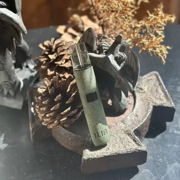 哩亞一代皮革主機 布紋綠