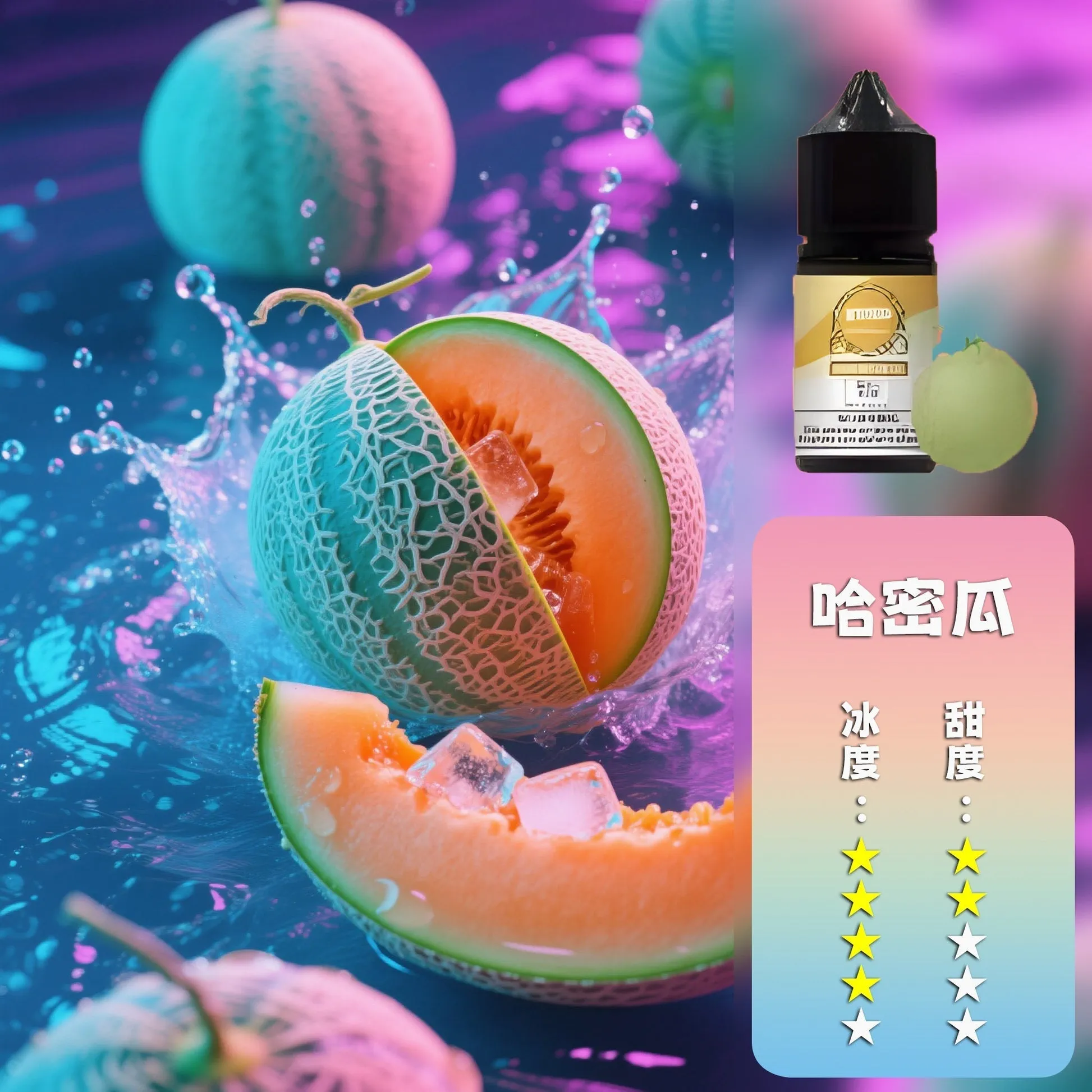 哩亞系列煙油 哈密瓜