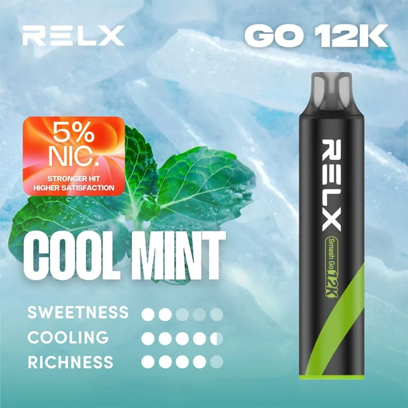 悅刻一次性/拋棄式電子煙 12000 口 冰新薄荷