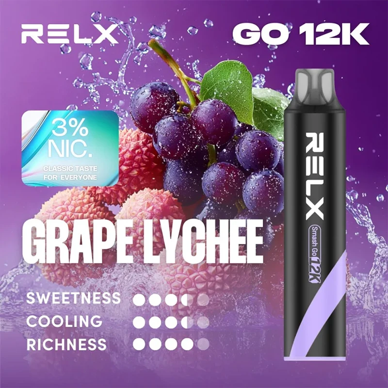 悅刻一次性/拋棄式電子煙 12000 口 葡萄荔枝