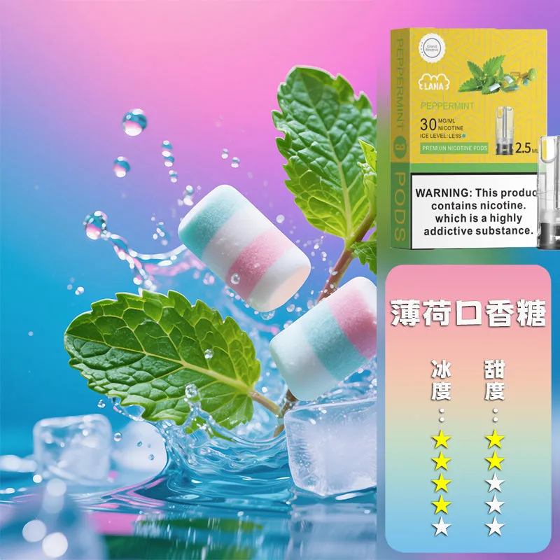 拉娜一代煙彈 薄荷口香糖